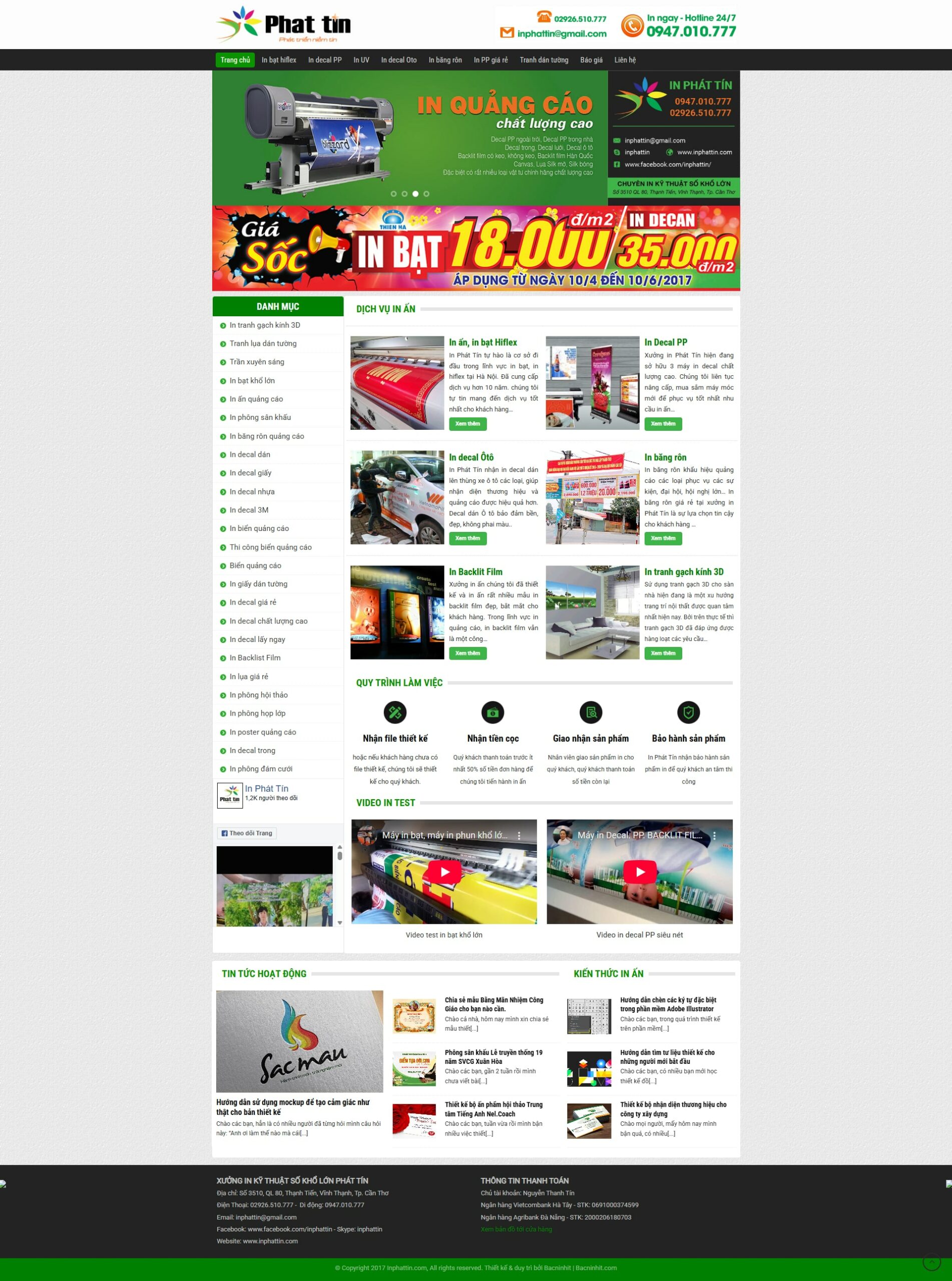 Mẫu website tin tức phật tín